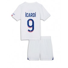 Paris Saint-Germain Mauro Icardi #9 Tredjedraktsett Barn 2022-23 Kortermet (+ korte bukser)